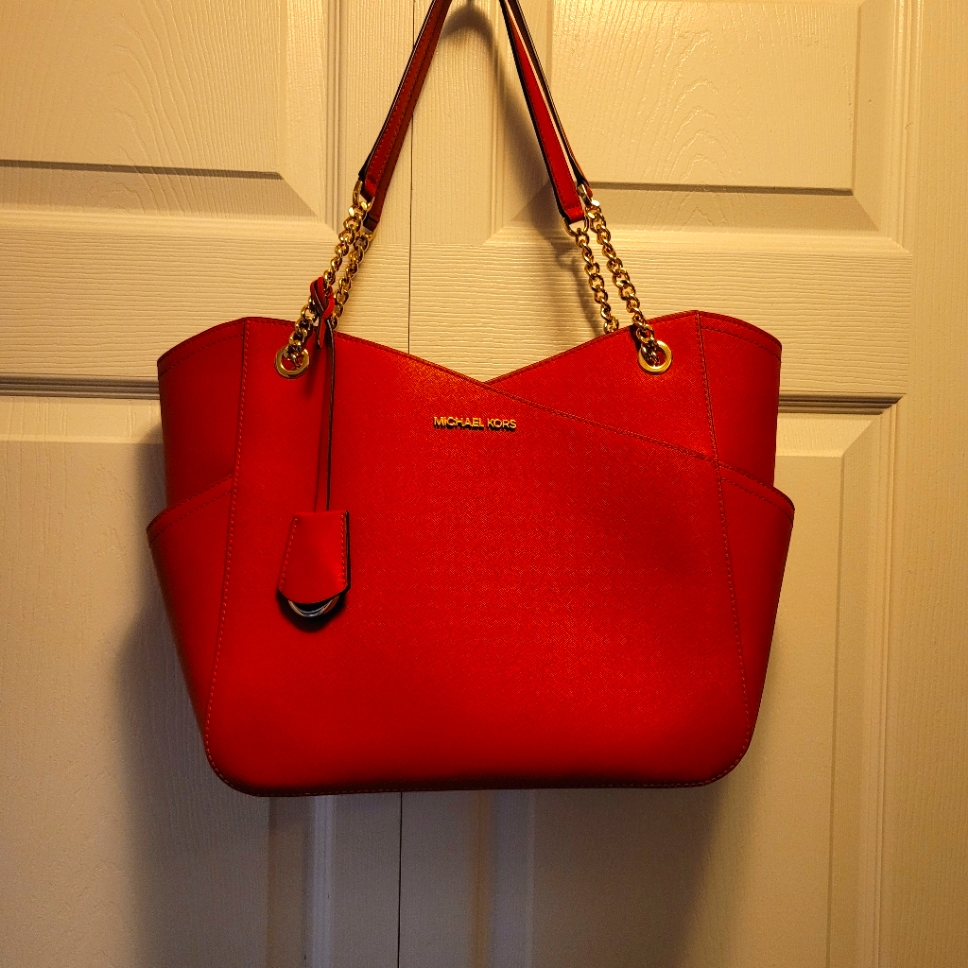 Michael Kors - Jet Set Large Saffiano Leather Shoulder Bag